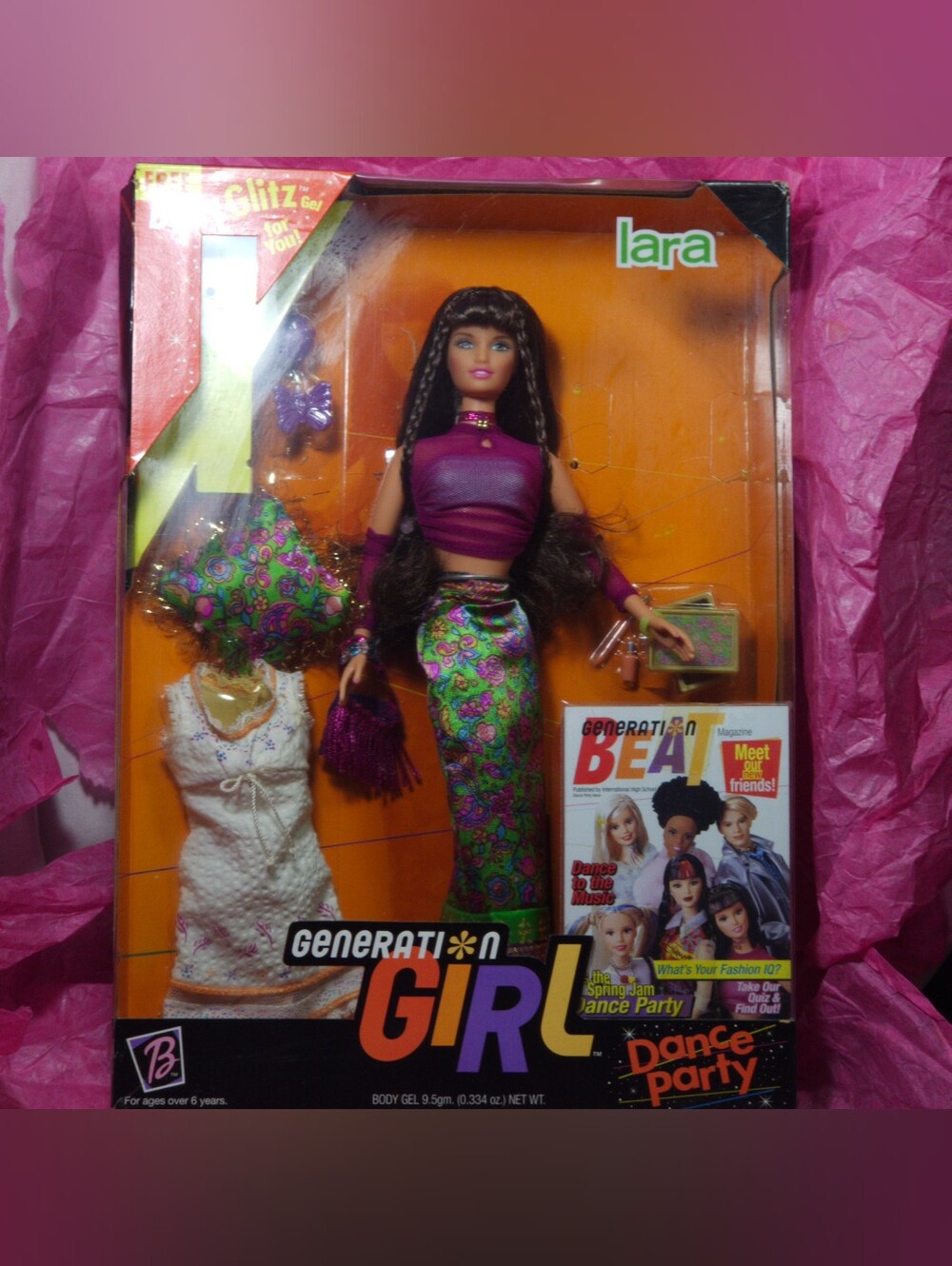 NIB Vintage 1999 Barbie Generation Girl "Lara" Dance Party Doll Mattel #25769